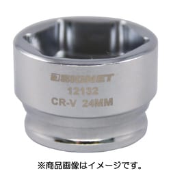 12132 [3/8DR 24MM ショートソケット （6角）]