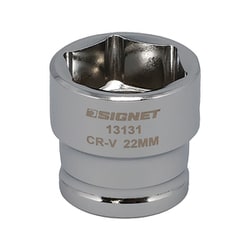 13131 [1/2DR 22mm ショートソケット （6角）]