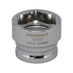 13133 [1/2DR 27mm ショートソケット （6角）]