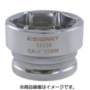 13135 [1/2DR 32mm ショートソケット （6角）]