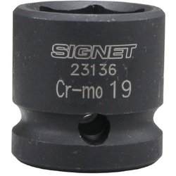 23136 [1/2DR インパクト用ショートソケット 19MM]