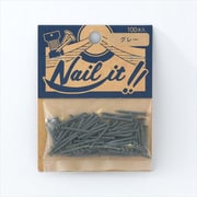 NAILIT釘#17×19 100本袋入り グレー