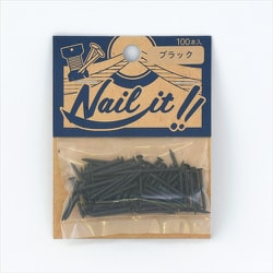 NAILIT釘#17×19 100本袋入り ブラック