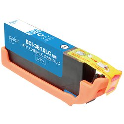 互換インクカートリッジ キヤノン BCI-381XLC シアン（染料） PLE-C381XLC