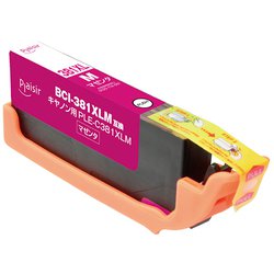 互換インクカートリッジ キヤノン BCI-381XLM マゼンタ（染料） PLE-C381XLM