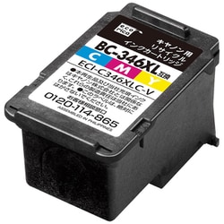 ヨドバシ.com - エコリカ Ecorica ECI-C346XLC-V [BC-346XL 互換 