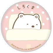 ポリカバッジ すみっコぐらし しろくま [キャラクターグッズ]