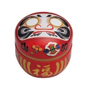 香炉 鈴子缶 ダルマ 赤