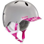 BANDITO BE-SB03E18SGB-12 SATIN GREY/PINK BRIMSTYLE SMサイズ [スキーヘルメット ジュニア]