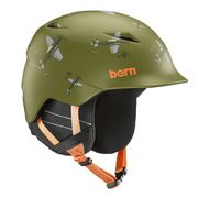 CAMINO BE-SB02Z MATTE GREEN DOG FIGHT S-Mサイズ [スキーヘルメット ジュニア]