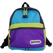 OUT-0300S [OUTDOOR キッズリュック グレー/ライム]