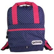 OUT-0254S [OUTDOOR キッズリュック ネイビードット]