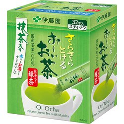おーいお茶 抹茶入り緑茶 0.8g×32本 スティックタイプ [リーフ]
