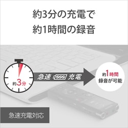 ヨドバシ.com - ソニー SONY ICD-UX570F BC [ICレコーダー 4GBメモリー