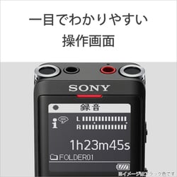 ヨドバシ.com - ソニー SONY ICレコーダー 4GBメモリー内蔵 ブラック ワイドFM対応 ICD-UX570F BC 通販【全品無料配達】