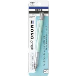 モノグラフ シャープペン パステルカラー 0.3mm ミントグリーン DPA-137C