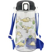 DC クリアー水筒ボトル（ストロー）ブラック