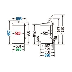 ヨドバシ.com - 東芝 TOSHIBA 全自動洗濯機 5kg グランホワイト AW-5G8(W) 通販【全品無料配達】