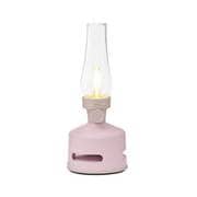 ワイヤレス LEDランタンスピーカー PETAL SEASON (ピンク色) Bluetooth対応 FLS-1708-PN