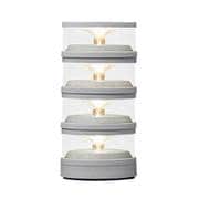 充電式LEDライト4個セット LASMO LED FLM-1702-WH