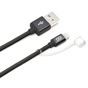 Lightningコネクタ用 USBタフケーブル 1.2m ブラック PG-LC12M21BK