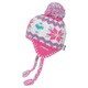 Snow Crystal Girls Beanie PS9H8HW94 PK KFサイズ [帽子 キッズ]