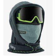 Mens MFI Xl Hood Clava 17245103300 Green FITALL [バラクラバ]