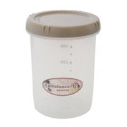 鮮度保持容器 丸深型 500ml ジニアルベージュ T11968