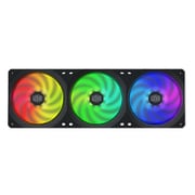 スクエア型フレーム採用 新ケースファンMasterFan SFシリーズ MasterFan SF360R ARGB MFX-B2D3-18NPA-R1