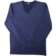 メンズ杢調長VLLパープル 102-963
