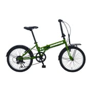折りたたみ自転車 20×2.25 外装6段変速 グリーン HUMMER FDB206 TANK-N GR