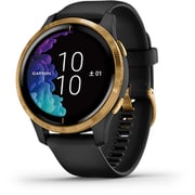Venu Black/Gold AMOLED (ヴェニュー ブラック/ゴールド アクティブマトリックス式有機EL) GPSスマートウォッチ Suica対応 010-02173-37