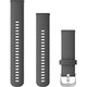 010-12932-22 [Quick Release バンド 22mm Gray Silicone/Silver]