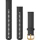 010-12932-17 [Quick Release バンド 20mm Black Silicone/Gold]