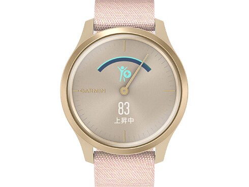 GARMIN VIVOMOVE STYLE ホワイト/ローズゴールド 42mm Amazon.com: Garmin vivomove Style, Hybrid Smartwatch with