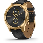 vivomove Luxe Black Embossed Leather/24K Gold PVD (ヴィヴォムーヴ リュクス ブラックエンボスレザー/24K ゴールド PVD) 42mm ハイブリッドスマートウォッチ Suica対応 010-02241-72
