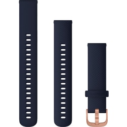 010-12924-73 [Quick Release バンド 18mm Navy Silicone/Rose Gold]