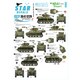 SD35-C1241 WWII イタリア戦線でのポーランド軍シャーマンMkII/MkIII/MkIB 105mm 1943-45＃2 [1/35スケール ミリタリー用デカールシリーズ]