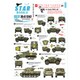SD35-C1242 WWII イタリア戦線でのポーランド軍装輪装甲車と駆逐戦車 1943-45＃3 [1/35スケール ミリタリー用デカールシリーズ]