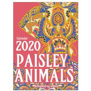 IMDP9301 [2020 壁掛けカレンダー PAISLEY 1VARIATION]