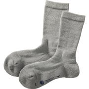 B2JX970205 [ブレスサーモWOOL 中厚ソックス グレー 22-24cm レディース]