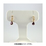 K18ガーネットピアス 13030274
