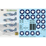 WOLWD48002 F4F-4 ワイルドキャット パート2 ガダルカナル基地 タミヤ、ホビーボス用 [1/48スケール エアクラフト用デカール]