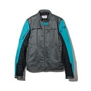 YOSHIDA ROBERTO ライダースメッシュジャケット ブルー Mサイズ 0SYTK-T3H-BM