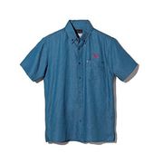 0SYTK-T5D-BL [YOSHIDA ROBERTO 半袖シャツ ブルー Lサイズ]