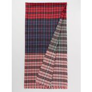 彩り格子ストール RED MIX ストール（レディース） 7CJP9721