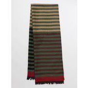 セパ縞ストール GRAY/YELLOW ストール（レディース） 7CJP9727