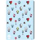 BT21 下敷き ユニバースタースクール1 [キャラクターグッズ]
