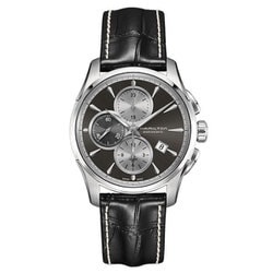 JAZZMASTER（ジャズマスター） Auto Chrono（オート クロノ） グレ- カーフ 並行輸入品 2年保証 H32596781