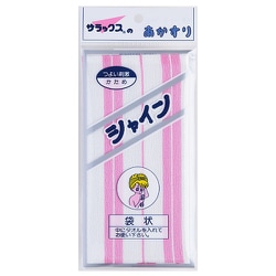 シャインあかすり袋状 ピンク